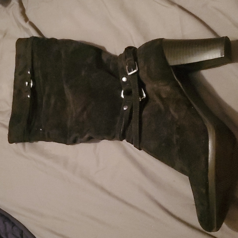 Black Suede Boots